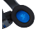 PDP LVL50 pour PS4 - Casque de jeu sans fil (Gris/Noir/Bleu)