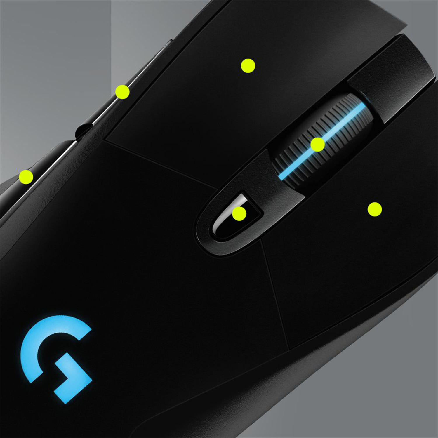 LOGITECH G703 Wireless Gaming Maus, Schwarz
