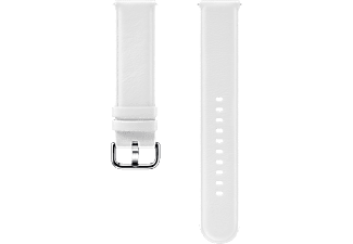 SAMSUNG Galaxy Watch Active2 Lederen Horlogeband Wit