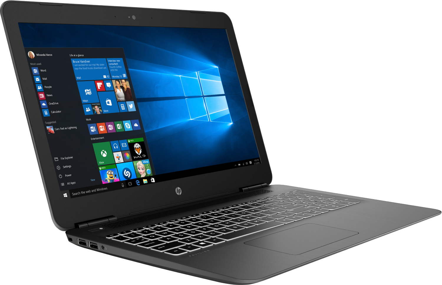 Portátil - HP Pavilion 15-bc517ns, 15.6" FHD, Intel® Core™ i7-9750H, 8GB RAM, 512GB, W10Home, Negro