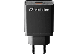 CELLULAR-LINE USB-oplader 18 Watt Draadloos Opladen Zwart