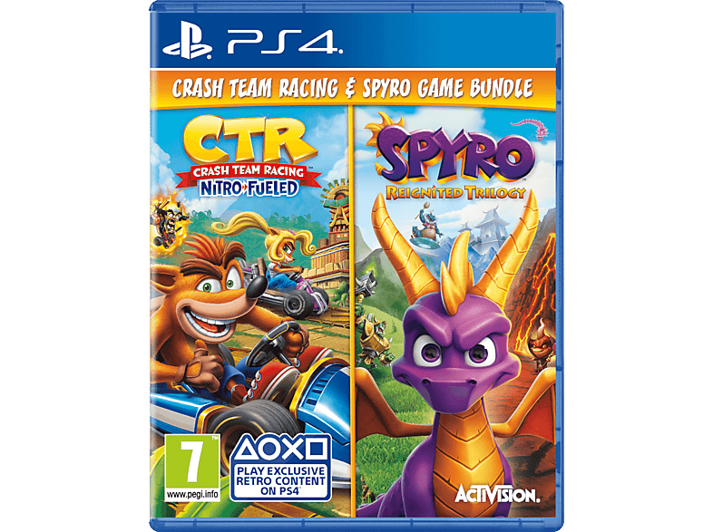 Crash Team Racing: Nitro Fueled + Spyro: Reignited Trilogy UK PS4