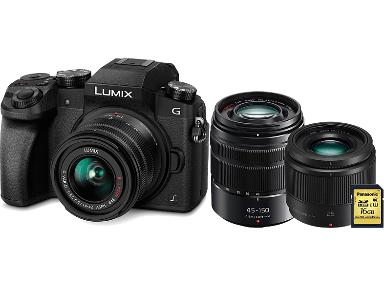 PANASONIC Hybride camera Lumix DMC-G7 Premium Kit