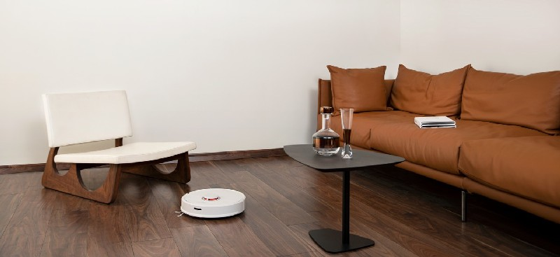 Robot aspirador - Roborock S6, 2000 Pa, Autonomía 2.5h, Programable, Aplicación MiHome Xiaomi, Blanco
