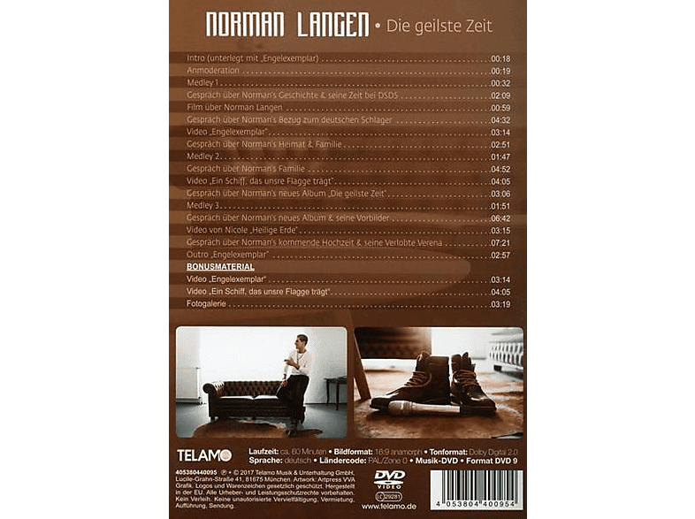 Thumbnail - Norman Langen - Die geilste Zeit (DVD)