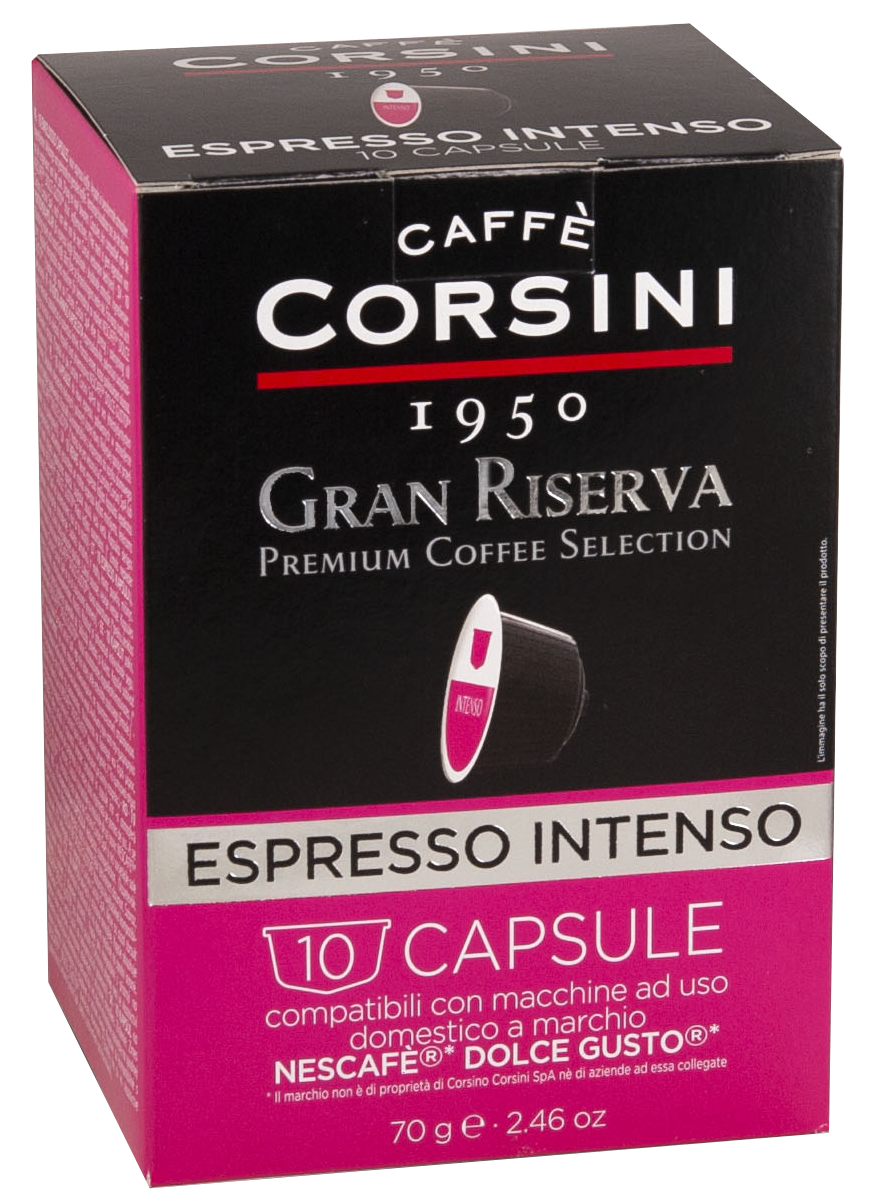 CAFFÉ CORSINI Intenso Dolce Gusto kompatibilis kapszula, 10 db