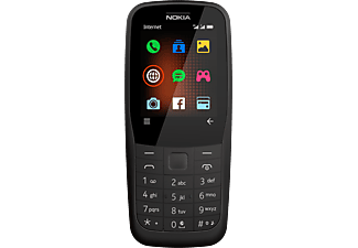NOKIA 220 4G - Mobiltelefon (Schwarz)