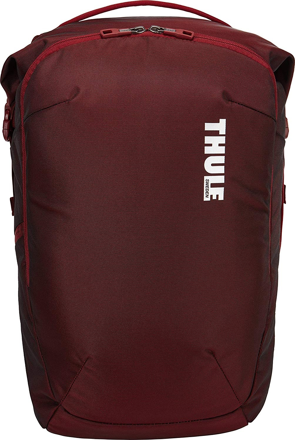 Mochila - Thule Subterra TSTB-334, Para portátiles de hasta 15.6", Nylon, Cierre magnético, Rojo