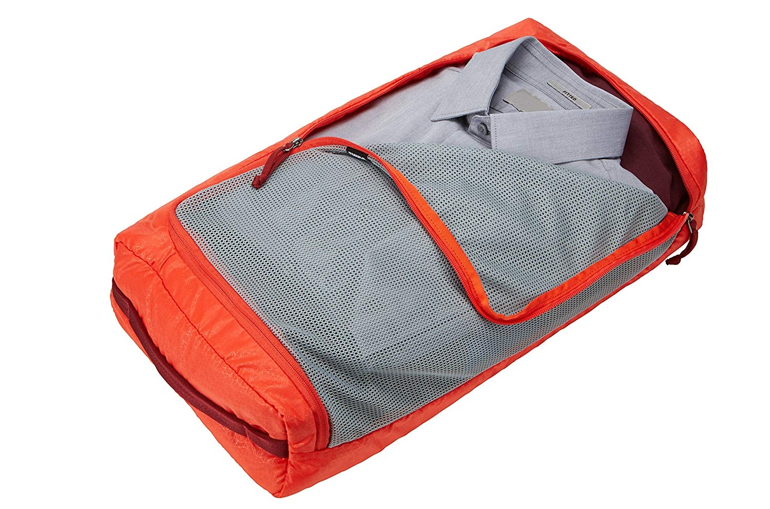 Mochila - Thule Subterra TSTB-334, Para portátiles de hasta 15.6", Nylon, Cierre magnético, Rojo