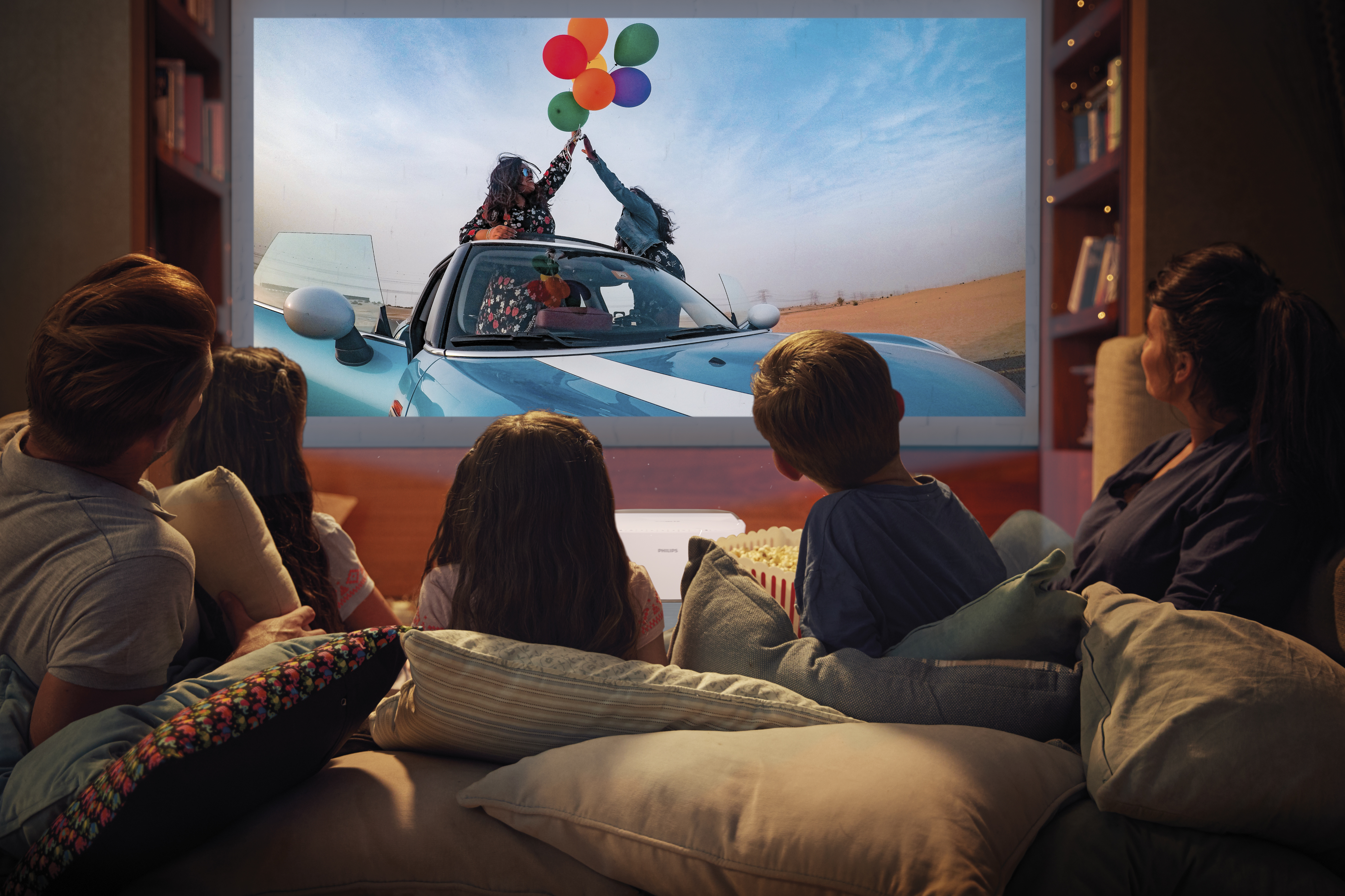 PHILIPS Screeneo U3 Beamer(Full-HD, 3D, 2800 Lumen, WLAN)
