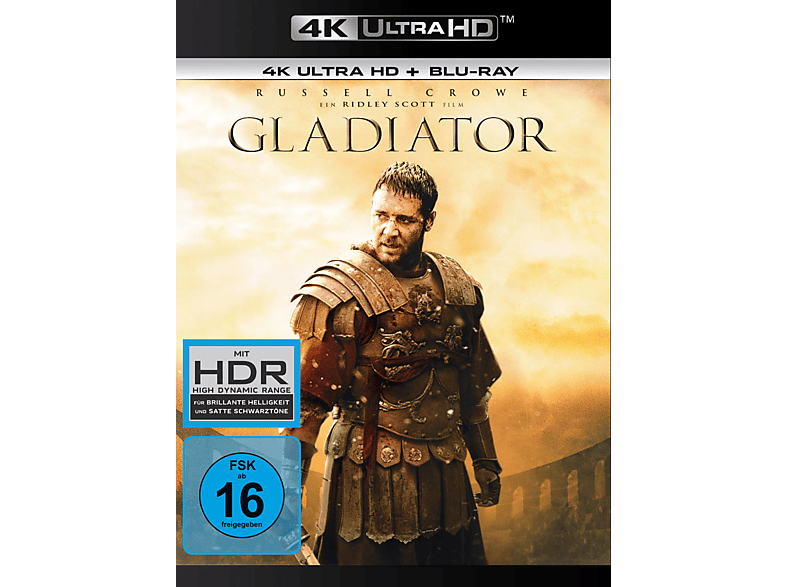 Gladiator 4K Ultra HD Bluray + Bluray online kaufen MediaMarkt
