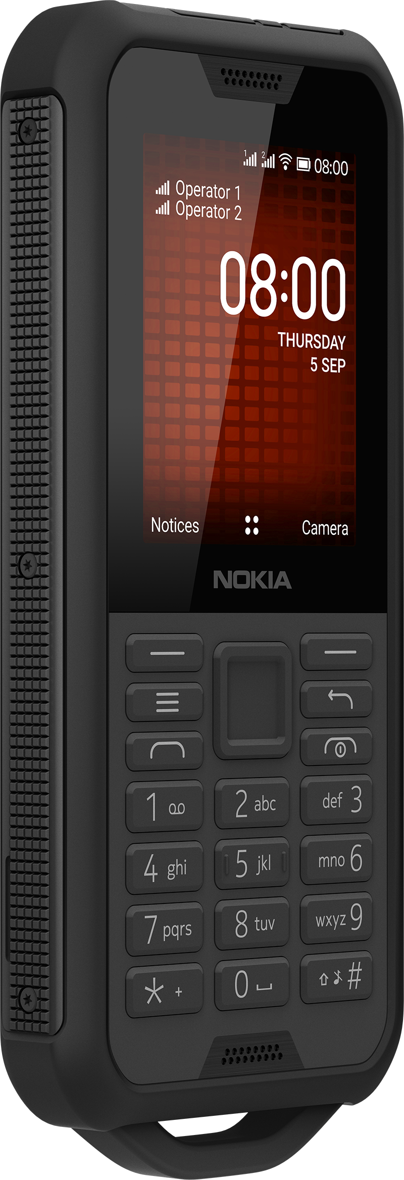NOKIA 800 Tough - Mobiltelefon (Black Steel)