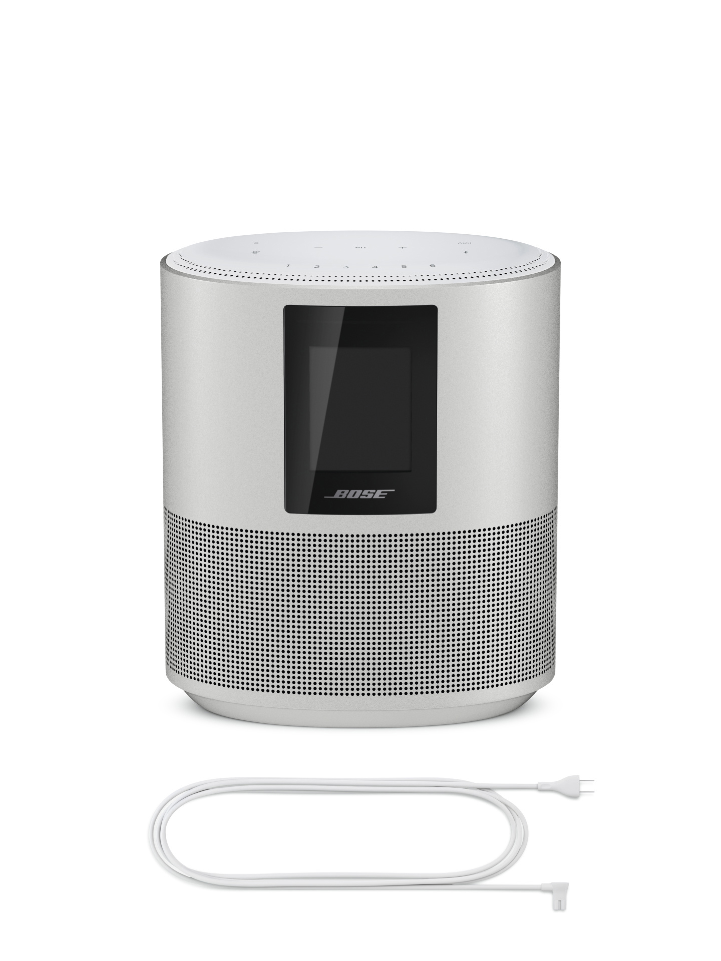 BOSE Home Speaker 500 Bluetooth, App-steuerbar, Lautsprecher Silber