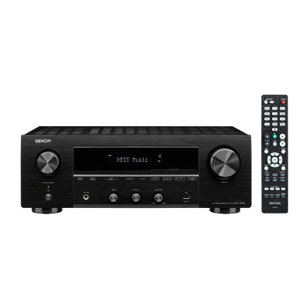 Receptor Red Denon dra800h negro con bluetooth wifi y heos 2 x 145 fmdab+ wlan hdmi entrada para 800h 1000w