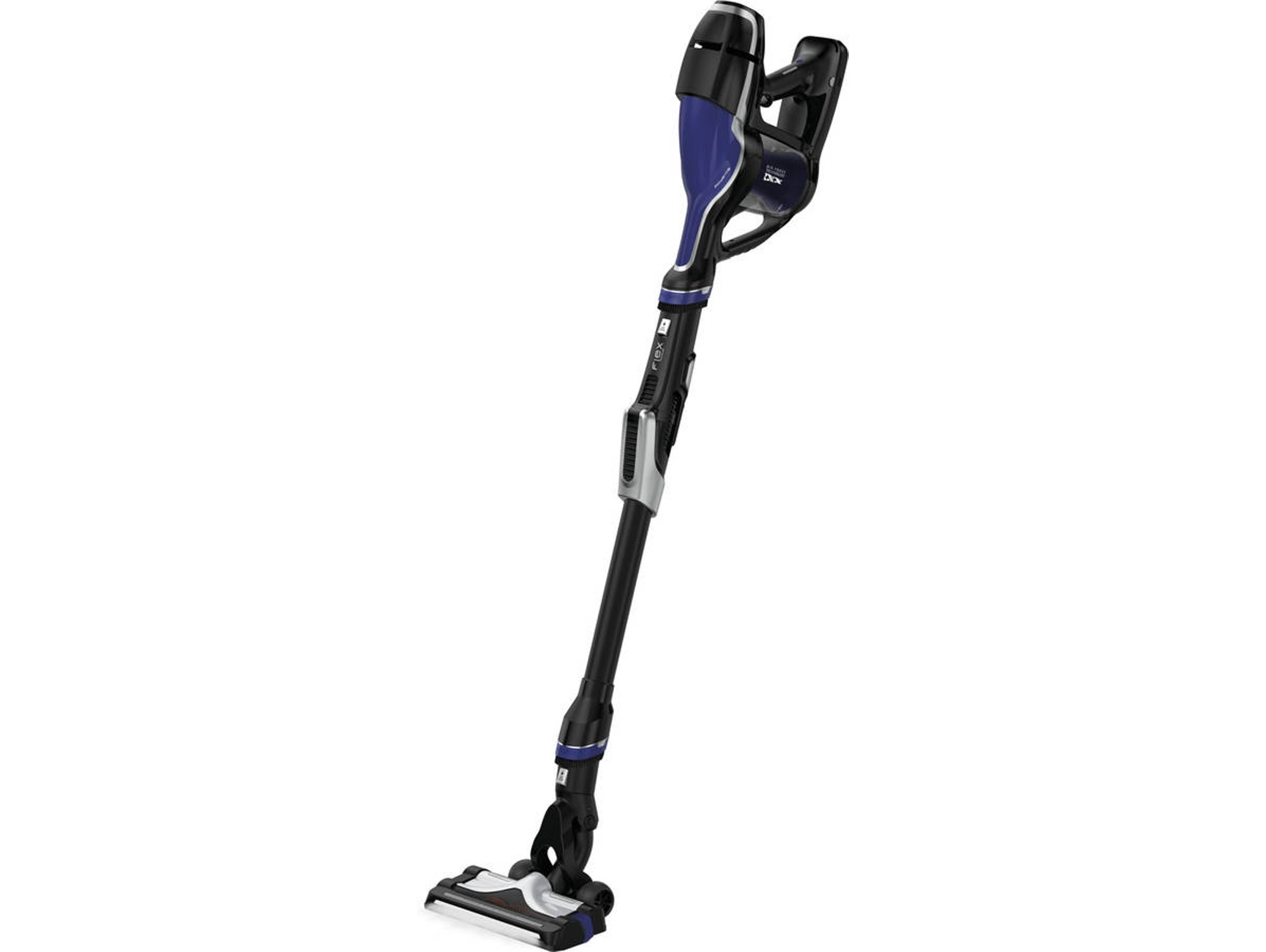 Aspirador escoba -  Rowenta RH9291, 3h, Sin bolsa, 0.65 l, 30 min, Negro /azul