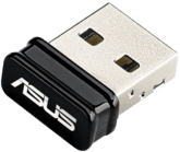 WLAN Stick USB-N10 NANO, 2.4GHz, USB 2.0, Schwarz (90IG05E0-MO0R00)