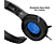 PDP LVL30 pour PS4 - Casque chat (Gris/Noir/Bleu)
