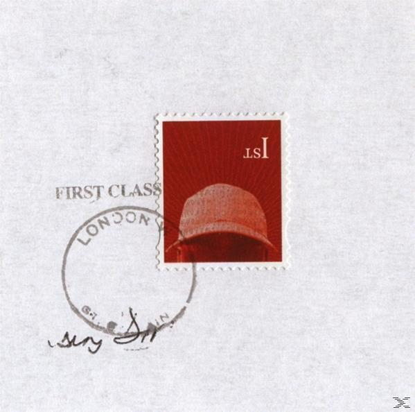 Ein roter Stempel mit Kappenbild und Text auf weißem Hintergrund.