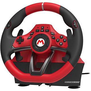 HORI Mario Kart Racing Wheel Pro Deluxe per Nintendo Switch - Volante con pedali (Rosso/Nero)