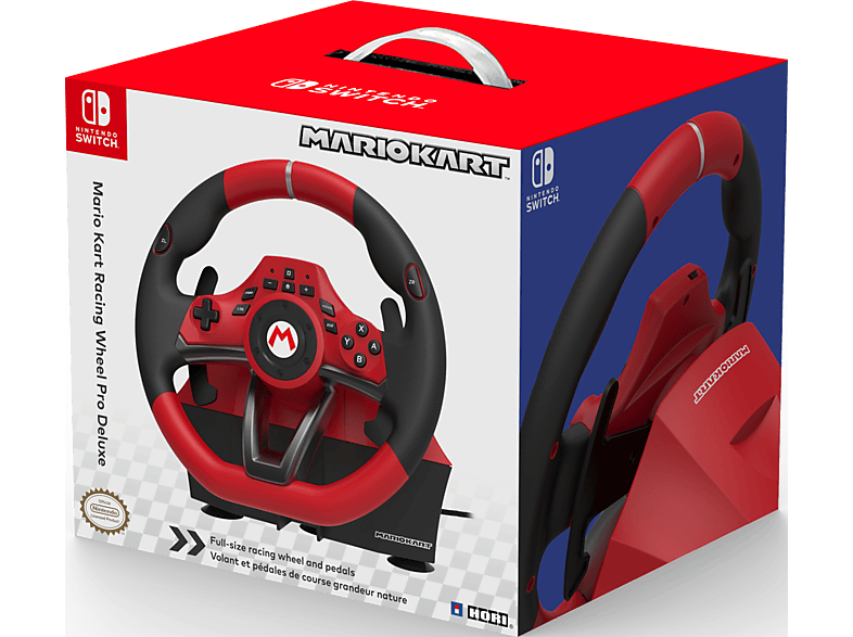 HORI Mario Kart Racing Wheel Pro Deluxe für Nintendo Switch Lenkrad mit Fusspedalen — Foto 3 von 3