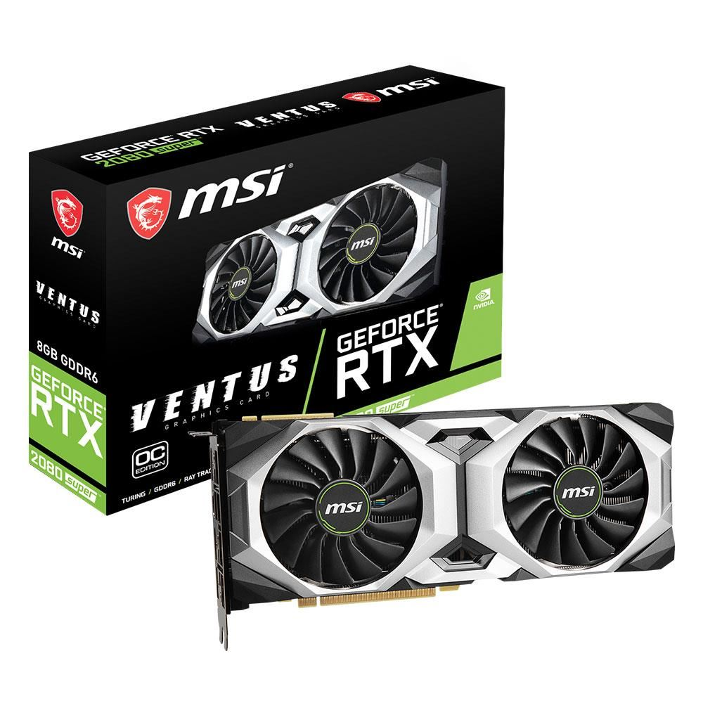 MSI VGA GeForce RTX 2080 Süper Ventus OC Ekran Kartı  