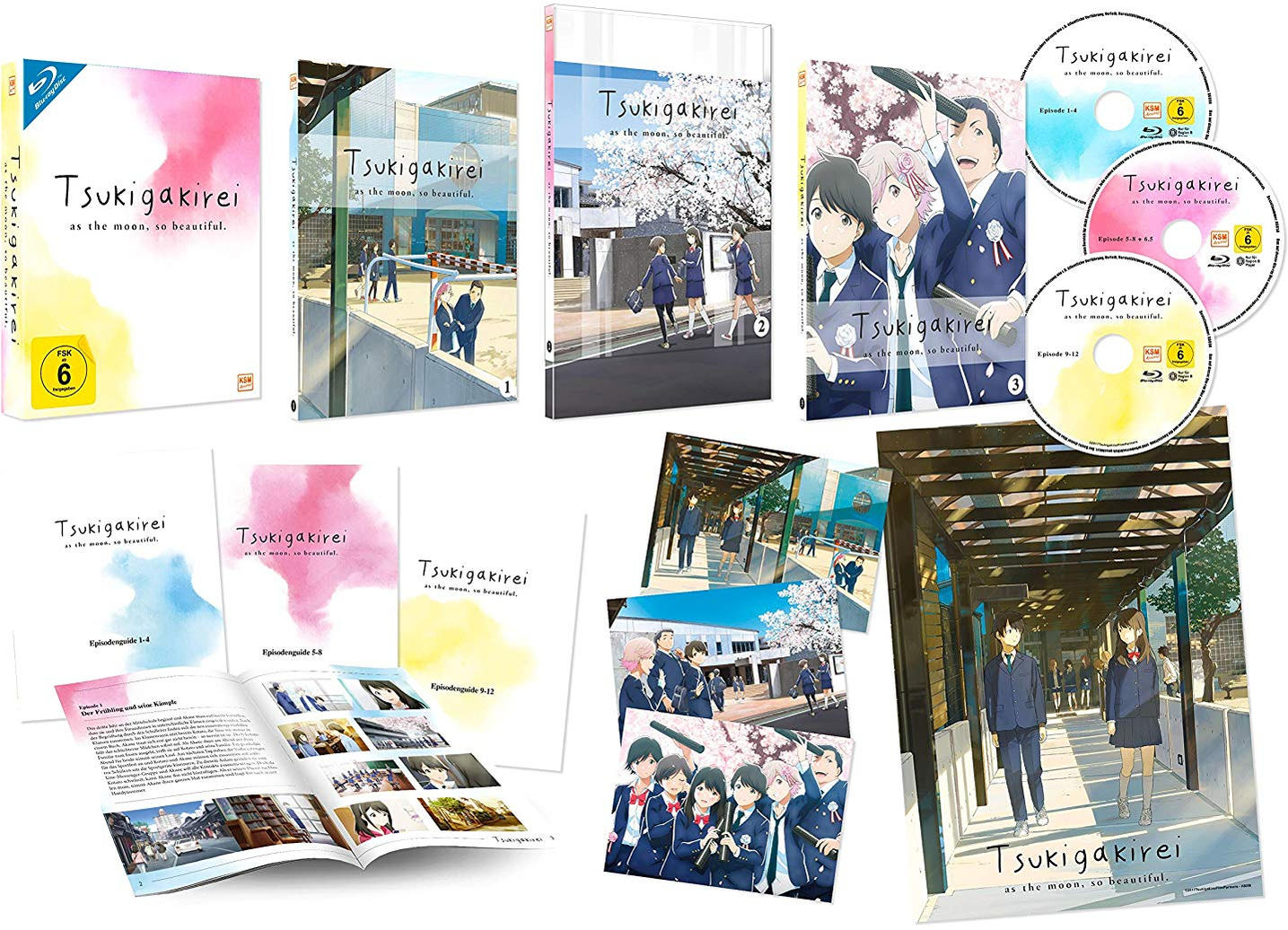 Tsuki ga Kirei - Gesamtedition - Episode 1-12+6.5 Blu-ray