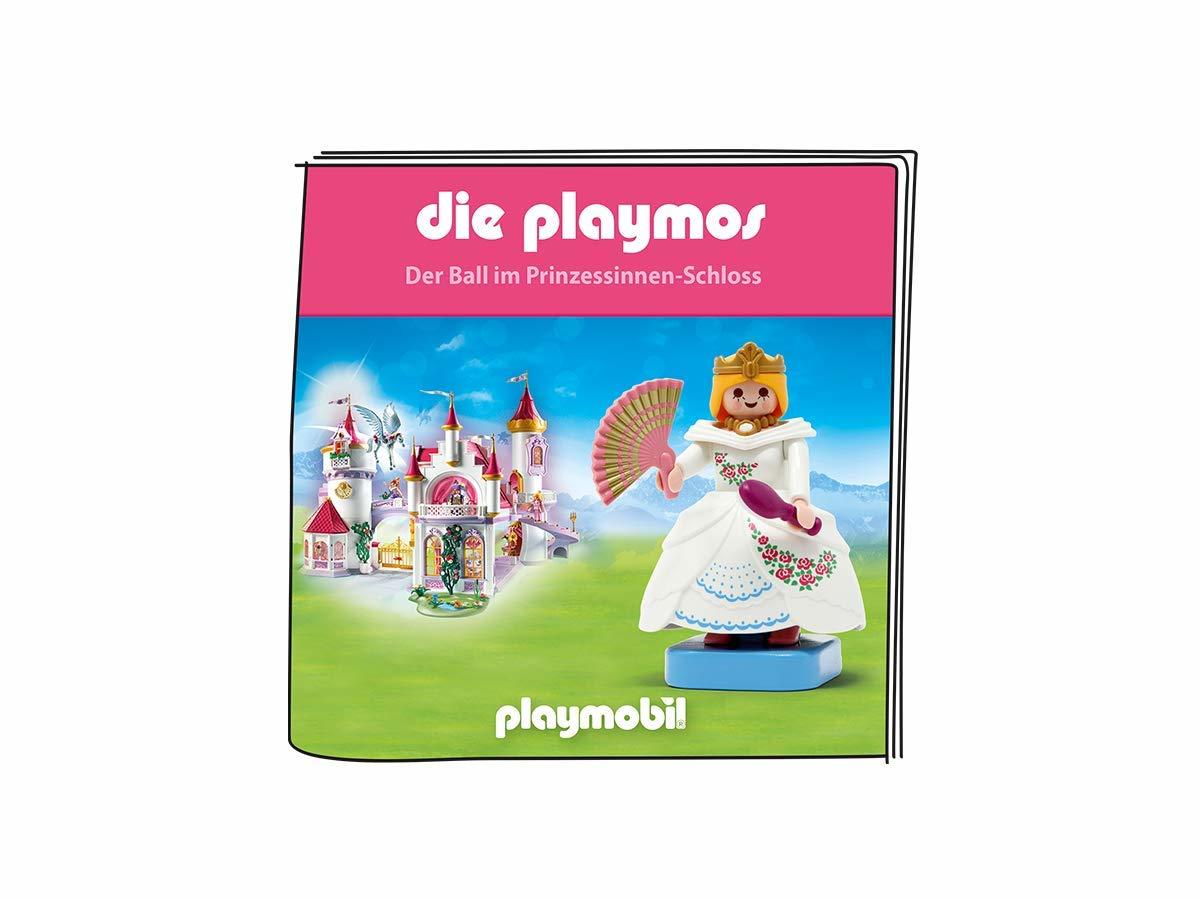 Ein Playmobil-Box-Set mit einer Prinzessinnenfigur mit Fächer und einer Schlossillustration.