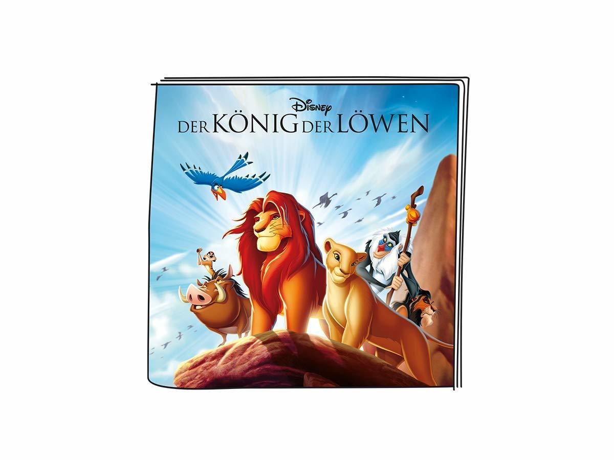 Das Cover der DVD „Der König der Löwen“. Simba, Timon, Pumbaa, Nala und Rafiki werden auf einem Felsen dargestellt.