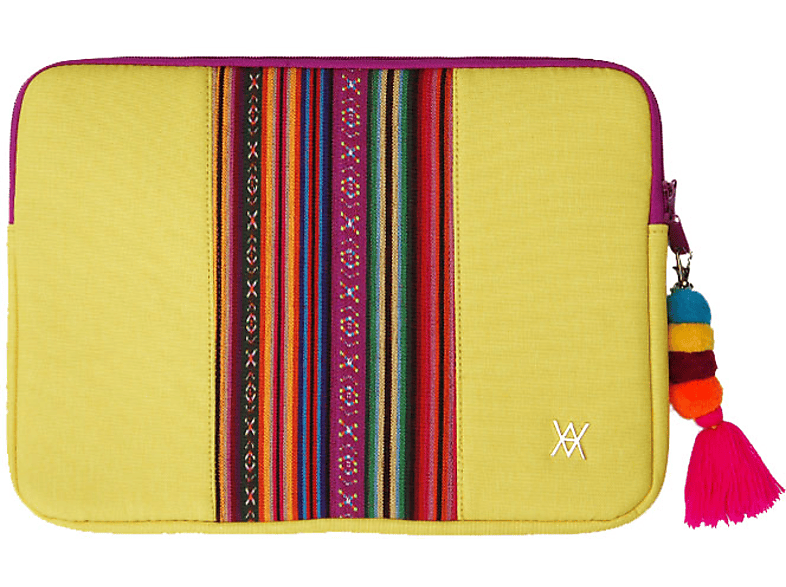 Funda portátil - VAM Lemonade, 13.3", Para tablets y portátiles, Amarillo
