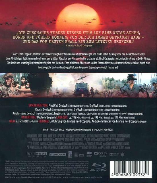 Filmcover mit Text und Bildern. Männer in Militäruniformen in einer Kriegsszene.