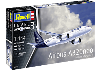 REVELL Model Set Airbus A320 neo Lufthansa Kunststoffmodellbausatz, Mehrfarbig