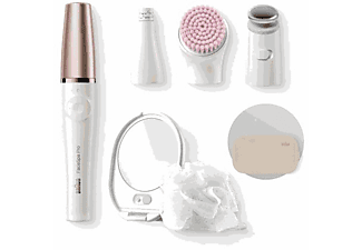 Depiladora - Braun FaceSpa Pro 921, Dispositivo de belleza 3 en 1 para depilación, limpieza y cuidado, Blanco