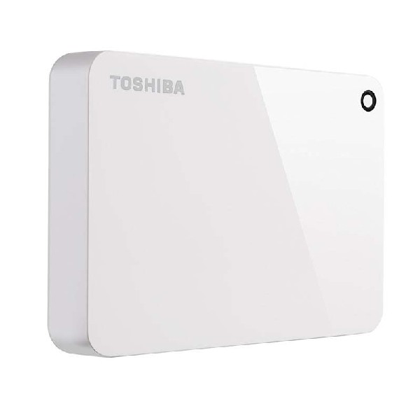 Disco duro 4 TB - Toshiba Canvio Advance, 4TB, USB, Blanco