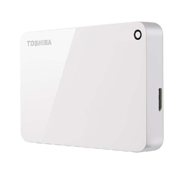 Disco duro 4 TB - Toshiba Canvio Advance, 4TB, USB, Blanco