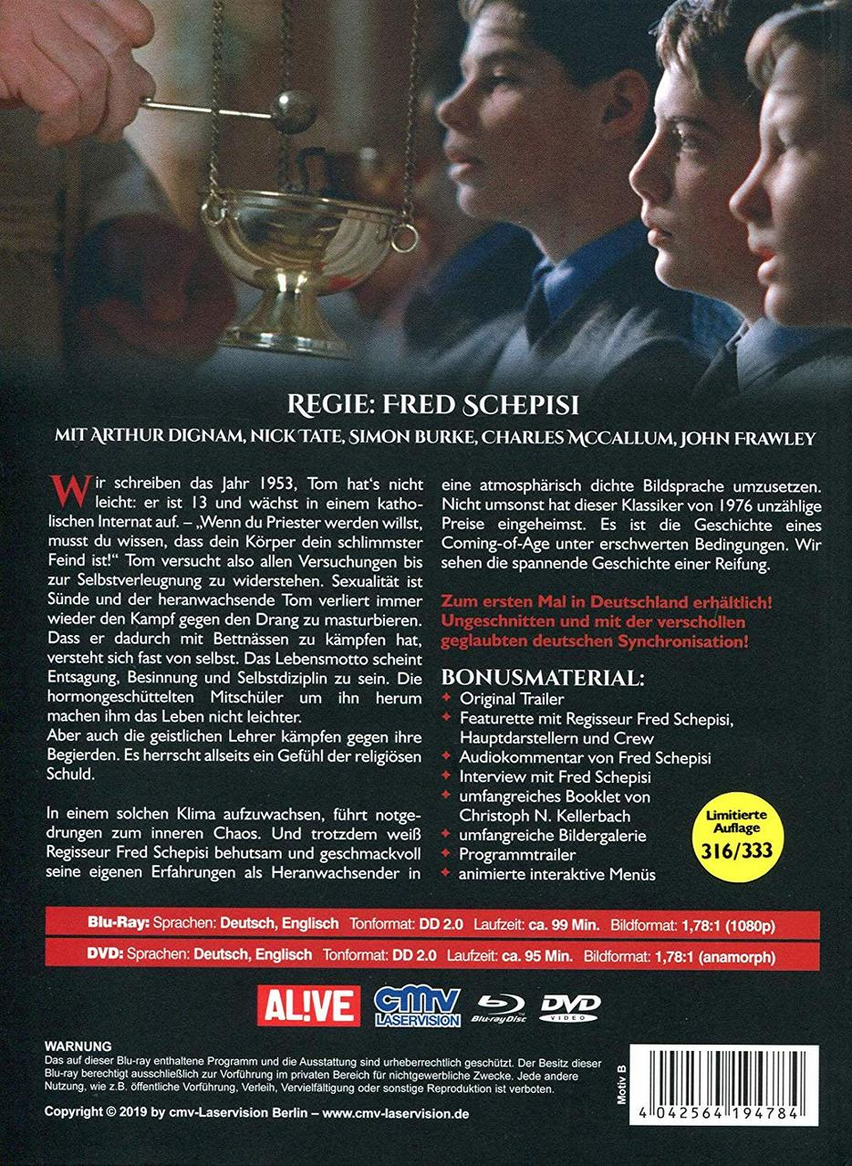 Rückseite einer DVD-Hülle mit Text und Bildern. Zeigt Filmdetails.