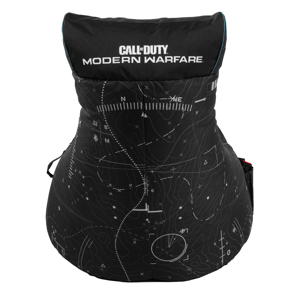 GAMEWAREZ Gaming Sitzsack, Call of Duty MW, Vizor, schwarz, Gaming Sitzsack, Schwarz