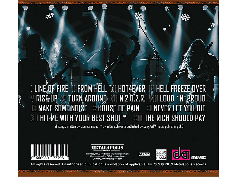 Thumbnail - Licence - NEVER 2 OLD ROCK (CD)