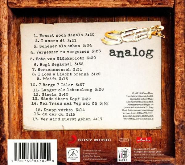 Seer - Analog [CD]