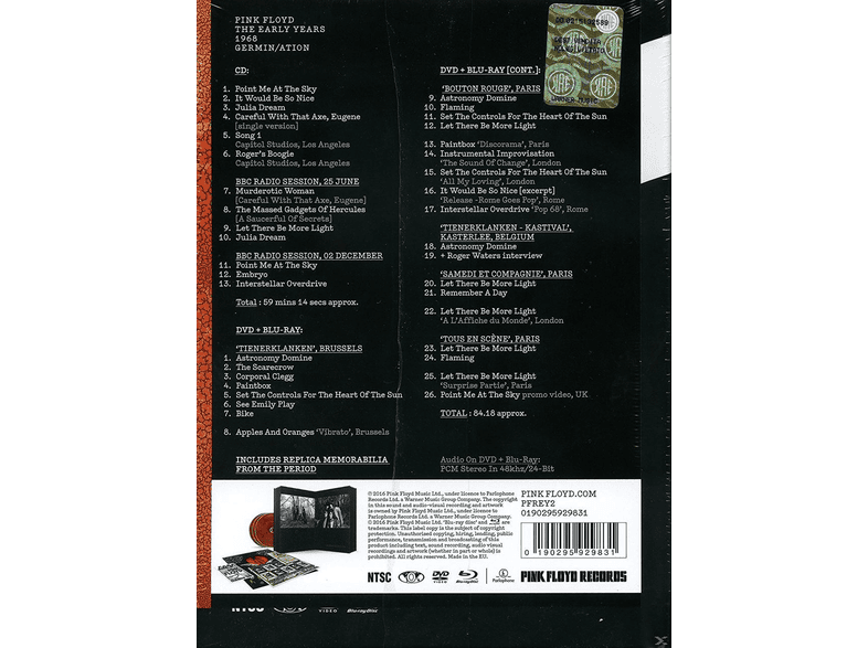 Pink Floyd 1968 Germin Ation Cd Pop Rock mediamarkt