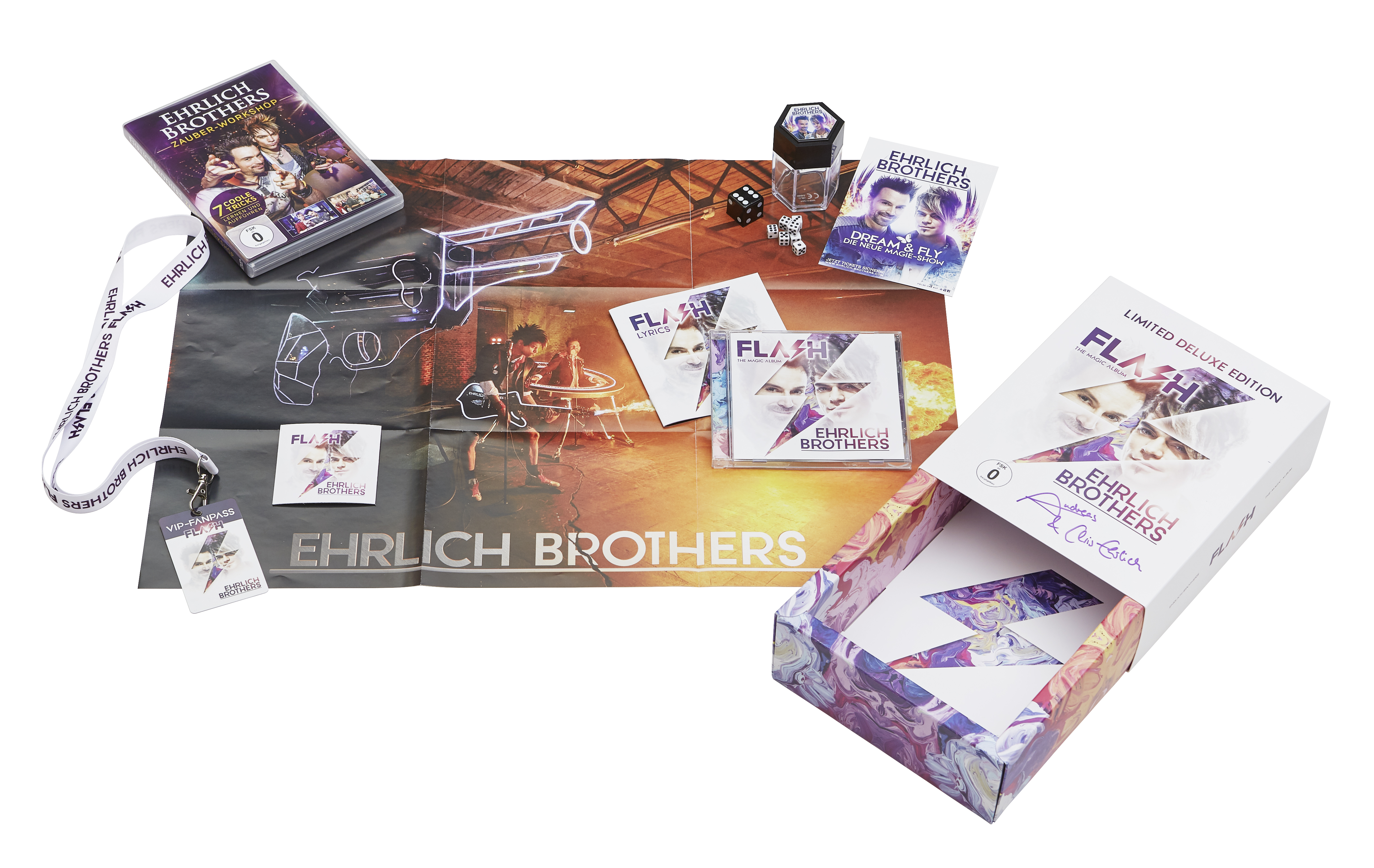 Ehrlich Brothers - Flash - The Magic Album (Limited Fanbox)  - (CD + DVD Video)