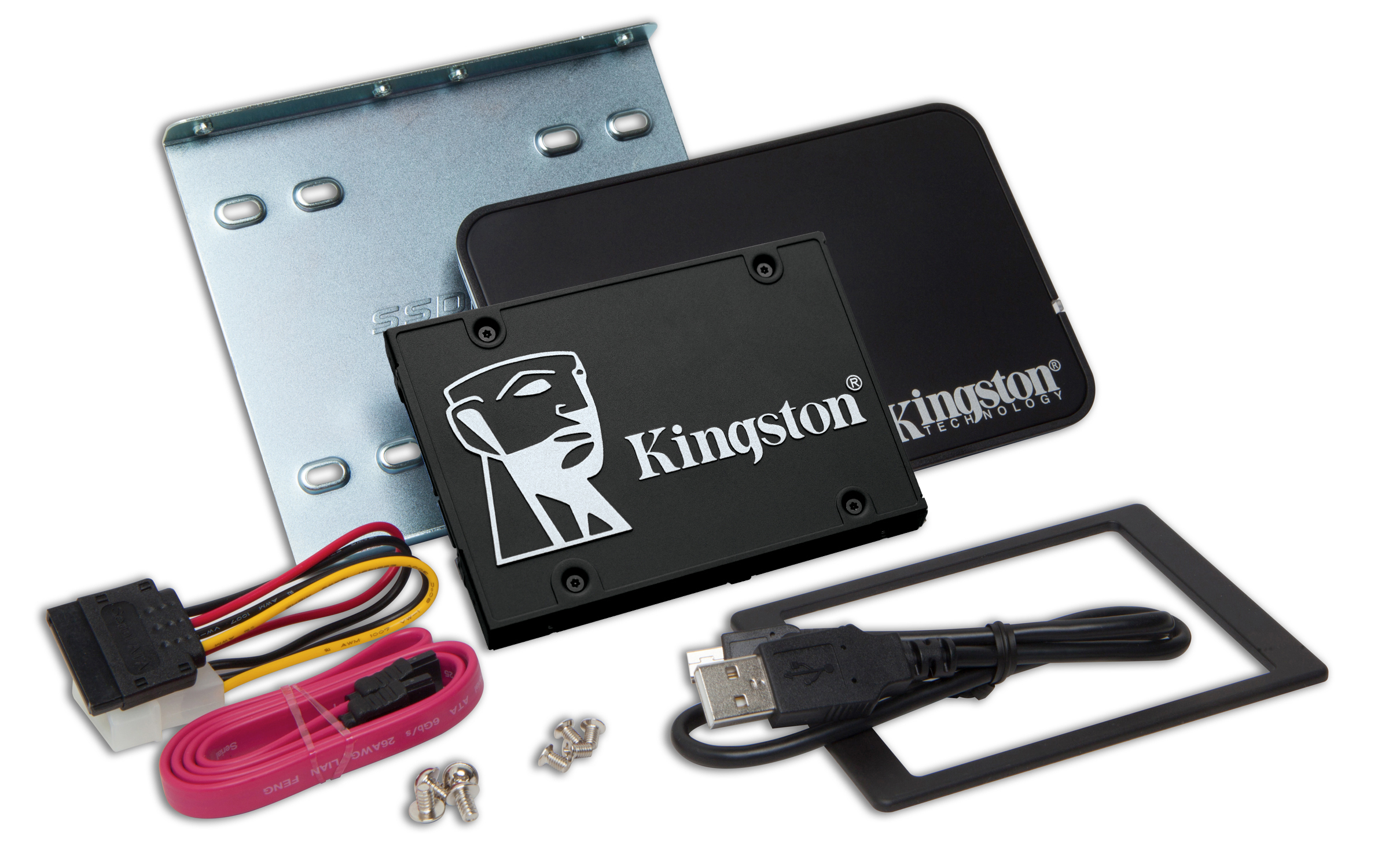 KINGSTON SKC600B Festplatte, 256 GB SSD SATA 6 Gbps, 2,5 Zoll, intern
