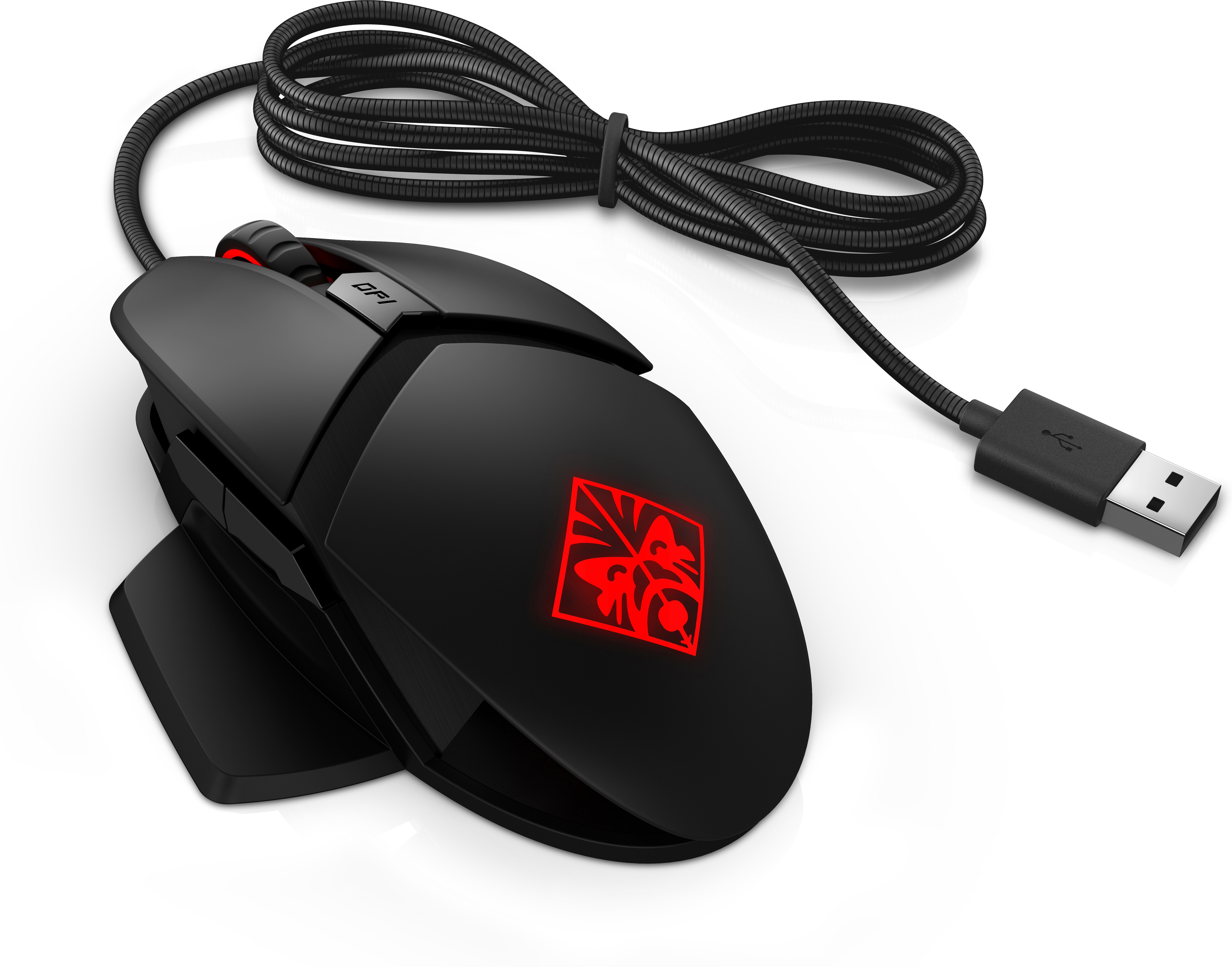 HP OMEN Reactor Gaming-Maus, Schwarz