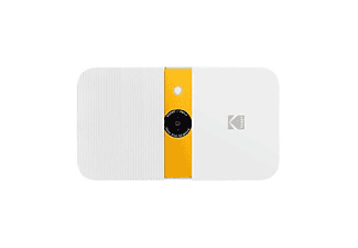 Cámara instantánea - Kodak Instant Print Digital RODSMCAMWY, 5×7.6 cm, 10 MP, Batería, Blanco