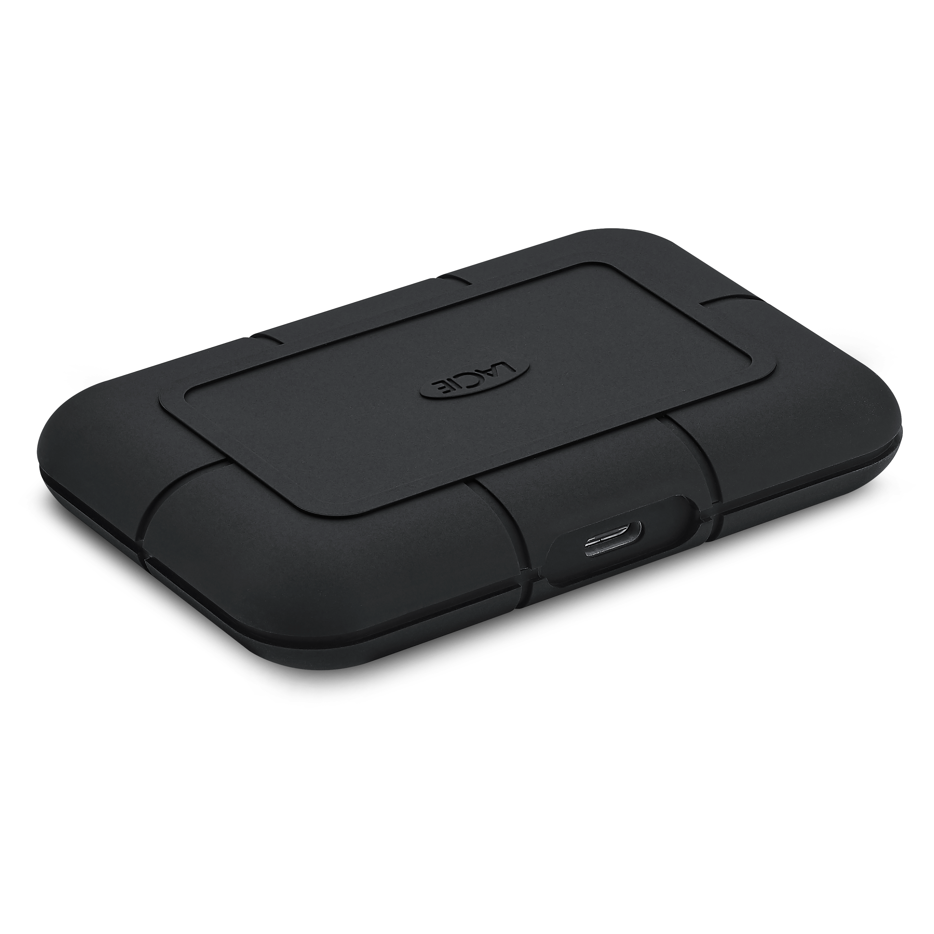 LACIE Rugged Pro SSD Festplatte, 2 TB SSD, extern, Schwarz