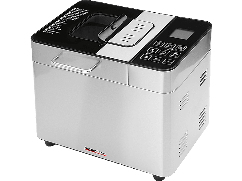 GASTROBACK 42823 Advanced Design (Brotbackautomat, Edelstahl/Schwarz)