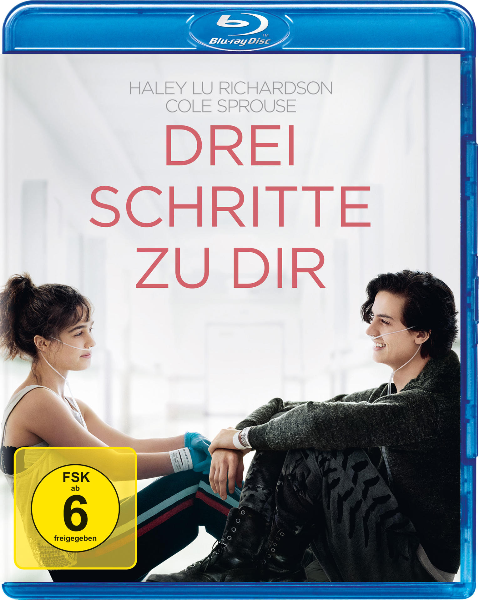 Blu-ray-Cover mit Paar im Krankenhaus, deutscher Titel, FSK-Bewertung.