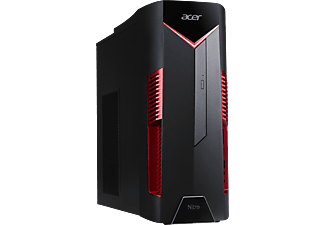 ACER Nitro N50-600 - Gaming PC,  , 512 GB SSD + 2 TB HDD, 16 GB RAM,   (6 GB, GDDR6), Schwarz/Rot