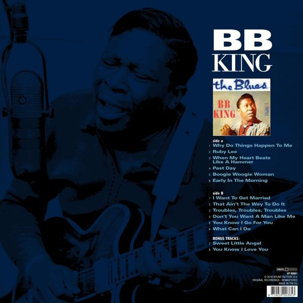 BB King album borítója, rajta gitározó képével.