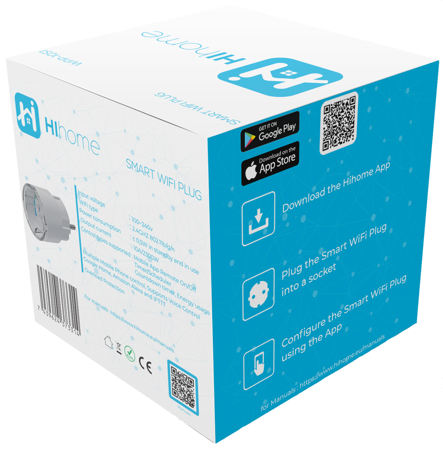 HIHOME Wifi Powerplug 16 Amp HI004