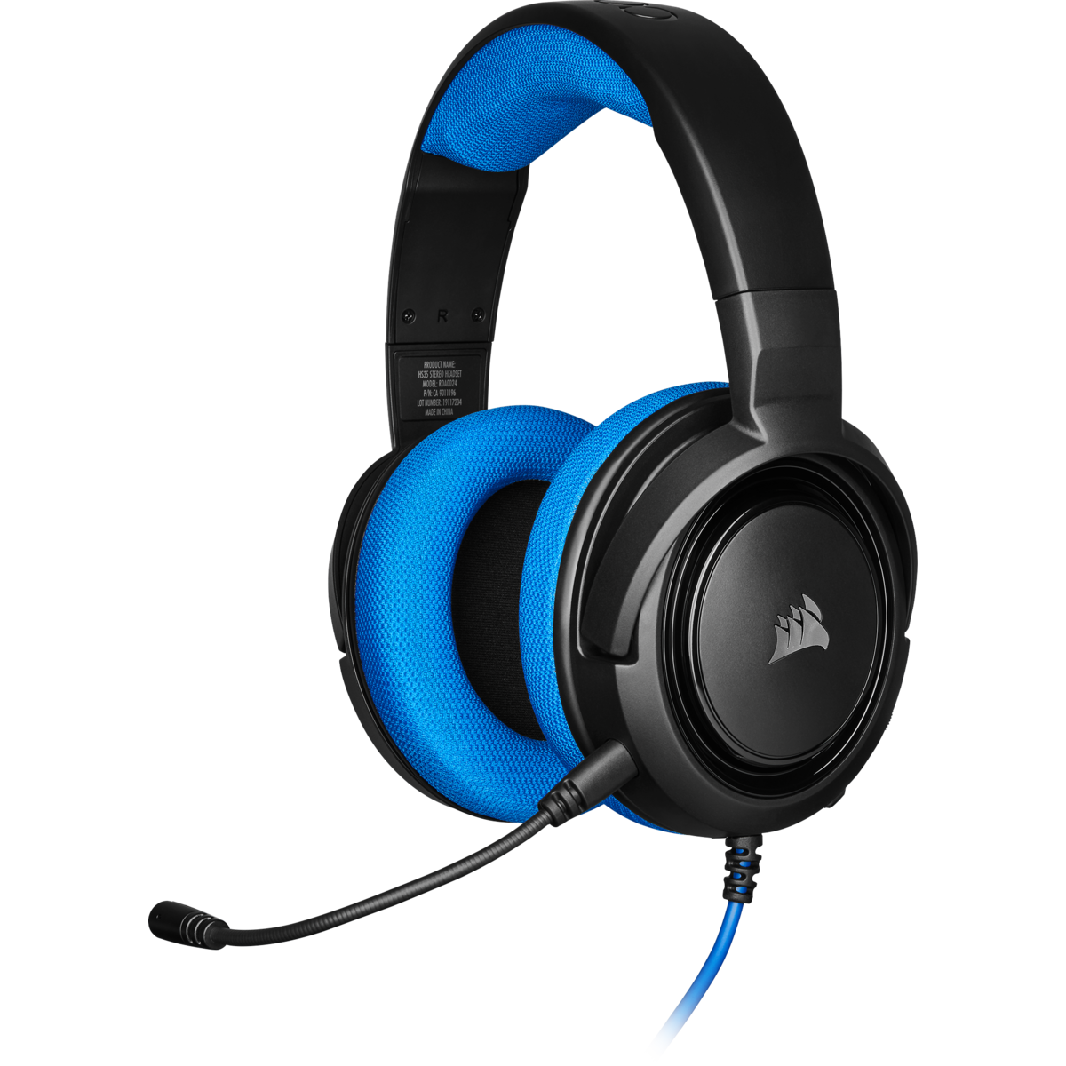 CORSAIR HS35, Over-ear Gaming Headset Schwarz/Blau